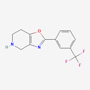 2-(3-(Trifluoromethyl)phenyl)-4,5,6,7-tetrahydrooxazolo[4,5-C]pyridine