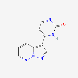 6-(Pyrazolo[1,5-b]pyridazin-3-yl)pyrimidin-2(1H)-one