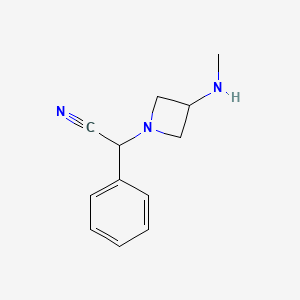 2-(3-(Methylamino)azetidin-1-yl)-2-phenylacetonitrile