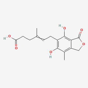 6-(4,6-dihydroxy-7-methyl-3-oxo-1H-2-benzofuran-5-yl)-4-methylhex-4-enoic acid