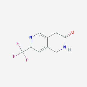 7-(Trifluoromethyl)-1,4-dihydro-2,6-naphthyridin-3(2H)-one