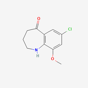 7-Chloro-9-methoxy-1,2,3,4-tetrahydrobenzo[b]azepin-5-one