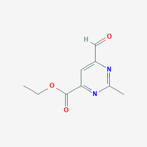 Ethyl 6-formyl-2-methylpyrimidine-4-carboxylate