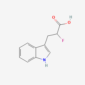 2-fluoro-3-(1H-indol-3-yl)propanoic acid