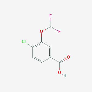 4-Chloro-3-(difluoromethoxy)benzoic acid