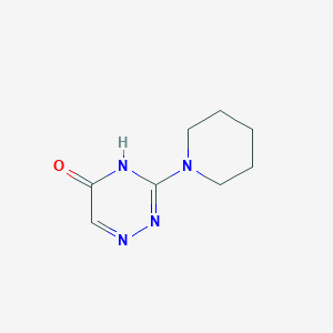 3-(Piperidin-1-yl)-1,2,4-triazin-5-ol