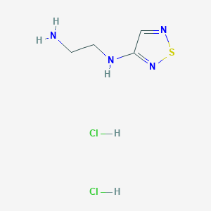 N1-(1,2,5-thiadiazol-3-yl)ethane-1,2-diamine dihydrochloride