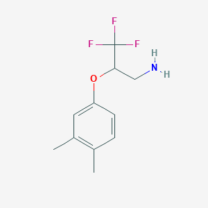 2-(3,4-Dimethyl-phenoxy)-3,3,3-trifluoro-propylamine