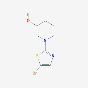 1-(5-Bromothiazol-2-YL)piperidin-3-OL