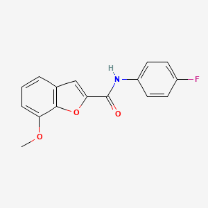 N-(4-fluorophenyl)-7-methoxybenzofuran-2-carboxamide