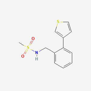 N-(2-(thiophen-3-yl)benzyl)methanesulfonamide