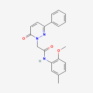 N-(2-methoxy-5-methylphenyl)-2-(6-oxo-3-phenylpyridazin-1(6H)-yl)acetamide