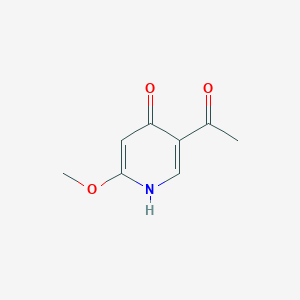 1-(4-Hydroxy-6-methoxypyridin-3-YL)ethanone