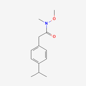 2-(4-isopropylphenyl)-N-methoxy-N-methylacetamide