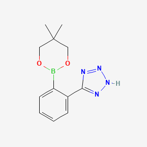 5-(2-(5,5-Dimethyl-1,3,2-dioxaborinan-2-YL)phenyl)-2H-tetrazole