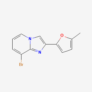 8-Bromo-2-(5-methylfuran-2-yl)imidazo[1,2-a]pyridine