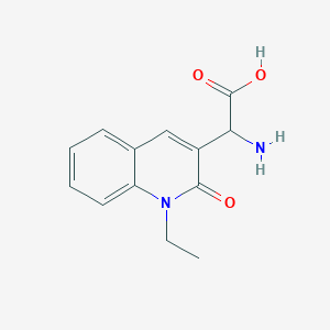 2-Amino-2-(1-ethyl-2-oxo-1,2-dihydroquinolin-3-yl)acetic acid