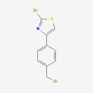 2-Bromo-4-(4-bromomethyl-phenyl)-thiazole