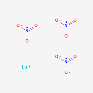 molecular formula H12LuN3O15 B155278 硝酸镥 CAS No. 10099-67-9