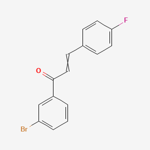 1-(3-Bromophenyl)-3-(4-fluorophenyl)prop-2-en-1-one