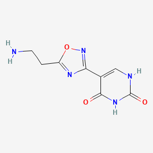 5-(5-(2-aminoethyl)-1,2,4-oxadiazol-3-yl)pyrimidine-2,4(1H,3H)-dione