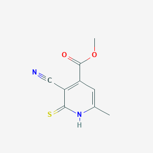 Methyl 3-cyano-6-methyl-2-thioxo-1,2-dihydropyridine-4-carboxylate