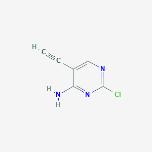 2-Chloro-5-ethynylpyrimidin-4-amine