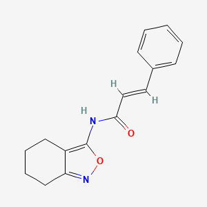 N-(4,5,6,7-tetrahydrobenzo[c]isoxazol-3-yl)cinnamamide