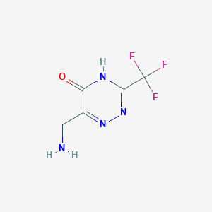 6-Aminomethyl-3-trifluoromethyl-4H-[1,2,4]triazin-5-one