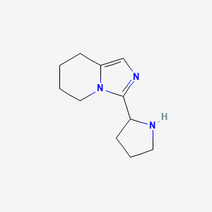 3-(Pyrrolidin-2-yl)-5,6,7,8-tetrahydroimidazo[1,5-a]pyridine