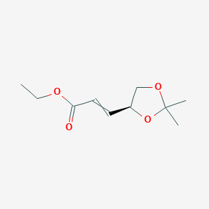 ethyl 3-[(4S)-2,2-dimethyl-1,3-dioxolan-4-yl]prop-2-enoate