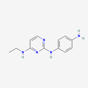 N2-(4-aminophenyl)-N4-ethylpyrimidine-2,4-diamine