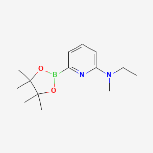 N-Ethyl-N-methyl-6-(4,4,5,5-tetramethyl-1,3,2-dioxaborolan-2-YL)pyridin-2-amine