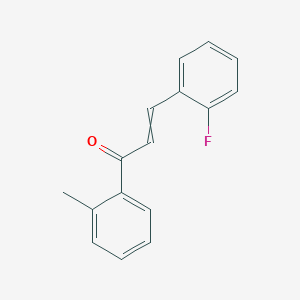 3-(2-Fluorophenyl)-1-(2-methylphenyl)prop-2-en-1-one