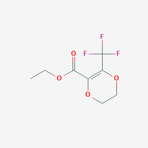 Ethyl 5,6-dihydro-2-trifluoromethyl-1,4-dioxin-3-carboxylate