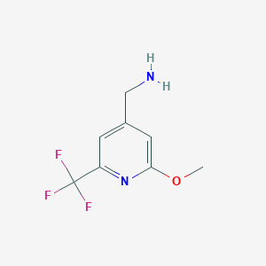 (2-Methoxy-6-(trifluoromethyl)pyridin-4-yl)methanamine