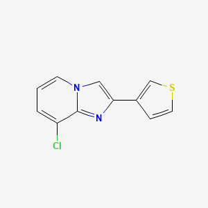 8-Chloro-2-(thiophen-3-yl)imidazo[1,2-a]pyridine