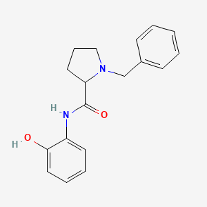 1-benzyl-N-(2-hydroxyphenyl)pyrrolidine-2-carboxamide