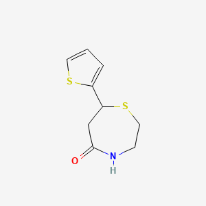 7-(Thiophen-2-yl)-1,4-thiazepan-5-one