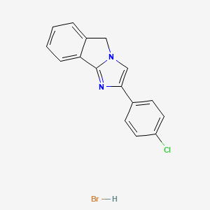 2-(4-chlorophenyl)-5H-imidazo[2,1-a]isoindole hydrobromide