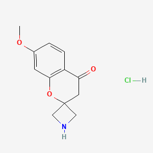 7'-Methoxyspiro[azetidine-3,2'-chroman]-4'-one hydrochloride