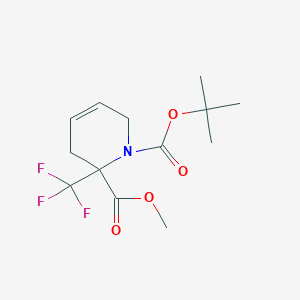 1-Tert-butyl 2-methyl 2-(trifluoromethyl)-3,6-dihydropyridine-1,2(2H)-dicarboxylate