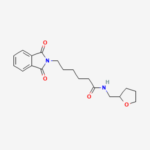 6-(1,3-dioxoisoindolin-2-yl)-N-((tetrahydrofuran-2-yl)methyl)hexanamide