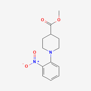 molecular formula C13H16N2O4 B15528450 Methyl 1-(2-nitrophenyl)piperidine-4-carboxylate 