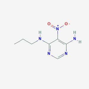 5-nitro-N4-propylpyrimidine-4,6-diamine