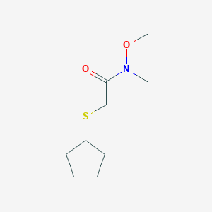 2-(cyclopentylthio)-N-methoxy-N-methylacetamide