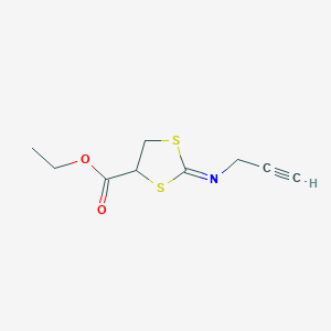 Ethyl (2Z)-2-(prop-2-ynylimino)-1,3-dithiolane-4-carboxylate