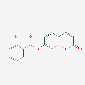 4-methyl-2-oxo-2H-chromen-7-yl 2-bromobenzoate