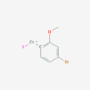 (4-Bromo-2-methoxyphenyl)Zinc iodide