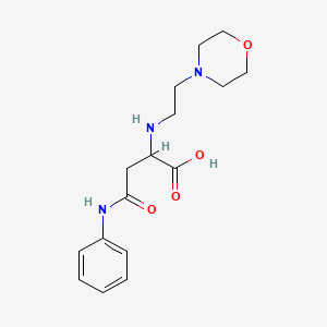 N~2~-[2-(morpholin-4-yl)ethyl]-N-phenylasparagine